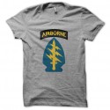 Shirt air borne us special force gris pour homme et femme