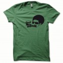 Shirt Afro Funk noir/vert bouteille pour homme et femme