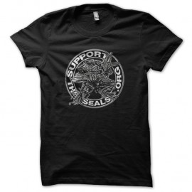 Shirt frogman the seal noir pour homme et femme