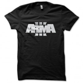 Shirt arma3 logo art work noir pour homme et femme