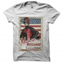 Shirt kick ass red mist blanc pour homme et femme