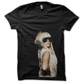 Shirt lady gaga en noir pour homme et femme
