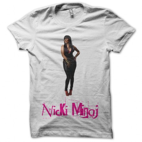 Shirt nicki minaj en blanc pour homme et femme