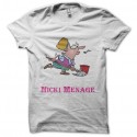 Shirt nicki menaje parodie nicki minaj en blanc pour homme et femme