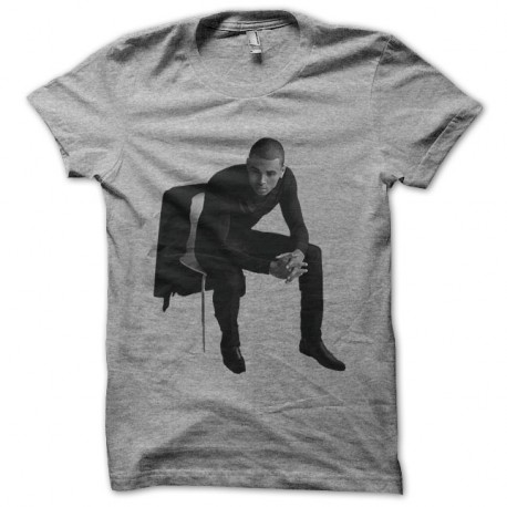 Shirt chris brown gris pour homme et femme