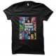 Shirt Super Heros parodie GTA noir pour homme et femme