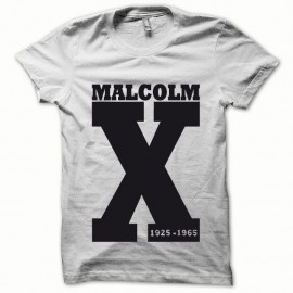 Shirt Malcolm X classic noir/blanc pour homme et femme