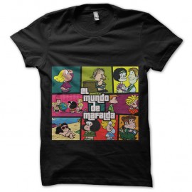 Shirt Mafalda parodie GTA noir pour homme et femme