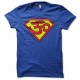 Shirt superman Ohm trance bleu pour homme et femme