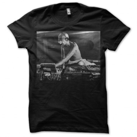 Shirt Gandhi dj noir pour homme et femme