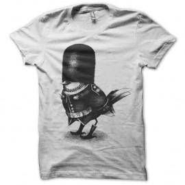 Shirt oiseau de combat blanc pour homme et femme
