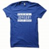 Shirt Parental Advisory blanc/bleu royal pour homme et femme