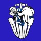 Shirt popeye i'm on a boat bleu pour homme et femme
