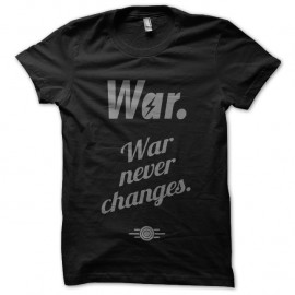 Shirt War never changes noir pour homme et femme