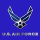 Shirt us air force bleu pour homme et femme