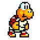 Shirt Koopa Troopa turtle 8 bit blanc pour homme et femme