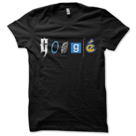 Shirt google game artwork noir pour homme et femme