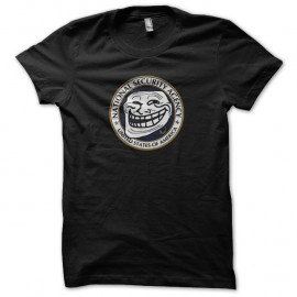 Shirt troll nsa noir pour homme et femme