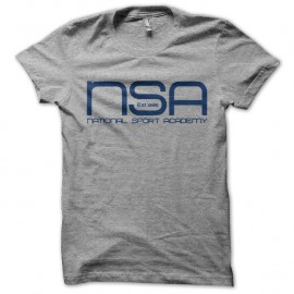Shirt NSA national sport academy gris pour homme et femme