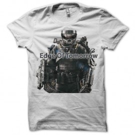 Shirt edge of tomorrow blanc pour homme et femme