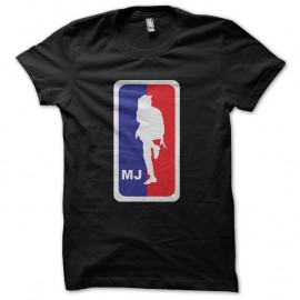 Shirt original michael jackson nba en noir pour homme et femme