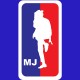 Shirt original michael jackson nba en bleu pour homme et femme