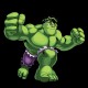 Shirt the little Hulk noir pour homme et femme