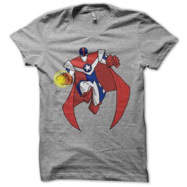Shirt IRONCLAD cyborg super hero gris pour homme et femme