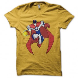 Shirt IRONCLAD cyborg super hero jaune pour homme et femme