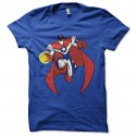 Shirt IRONCLAD cyborg super hero bleu pour homme et femme