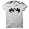 Shirt batman in shadow black logo blanc pour homme et femme