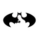 Shirt batman in shadow black logo blanc pour homme et femme