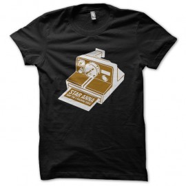 Shirt star anna polaroid noir pour homme et femme