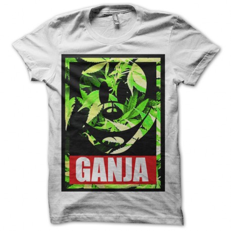 Shirt Mickey ganja blanc pour homme et femme