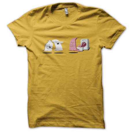 Shirt fantomes pressing jaune pour homme et femme