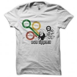 Shirt roots rock reggae blanc pour homme et femme