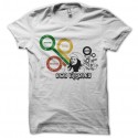 Shirt roots rock reggae blanc pour homme et femme