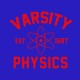 Shirt varsity physics 1687 bleu pour homme et femme