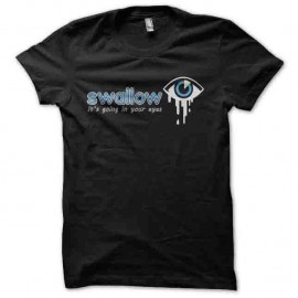 Shirt swallow or it's going in your eye noir pour homme et femme
