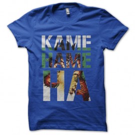 Shirt kame hame ha feat. goku bleu pour homme et femme