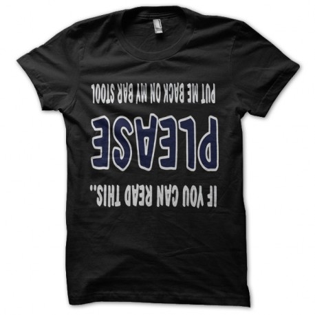 Shirt if you can read please put me back noir pour homme et femme