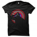Shirt captain america hombre noir pour homme et femme