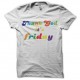 Shirt thank god it's friday en blanc pour homme et femme