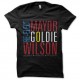 Shirt Re-elect Goldie Wilson noir pour homme et femme