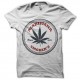 Shirt Marijuana smoker's blanc pour homme et femme
