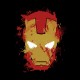 Shirt ironman délavé noir pour homme et femme