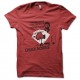 Shirt chuck norris défonce tout rouge pour homme et femme