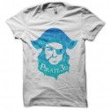 Shirt pirate 3D artwork blanc pour homme et femme