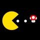 Shirt pac man game error noir pour homme et femme