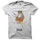 Shirt Zeus King of thunder blanc pour homme et femme